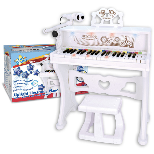 Bontempi Detské elektronické piano so stoličkou + USB a Bluetooth pripojenie