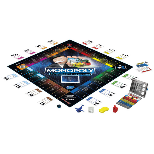 Hasbro Monopoly Super elektronické bankovníctvo E8978634  SK verzia