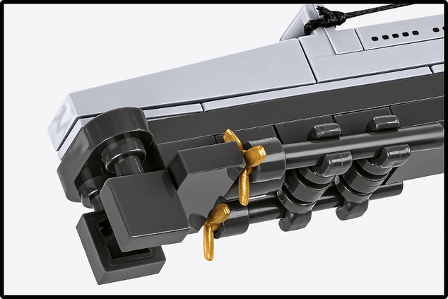 Cobi 4858 II WW Немска подводница U-Boot VIIB U-47, 1:300, 165k