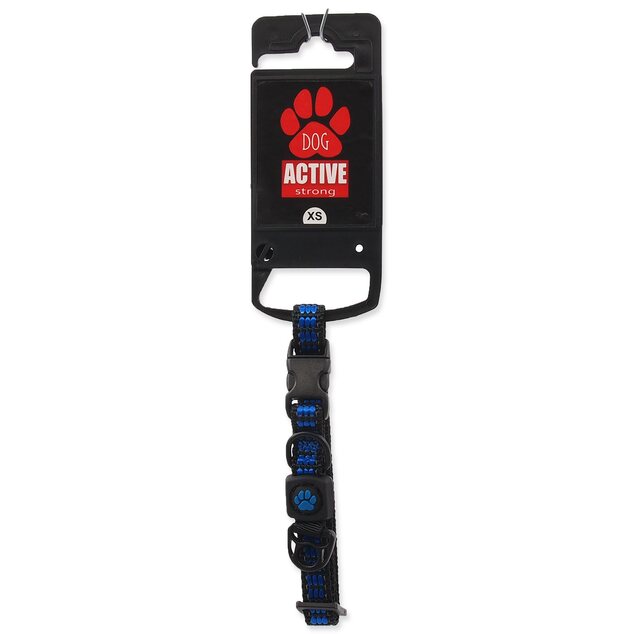 Obojok Active Dog Strong XS modrý 1x21-30cm