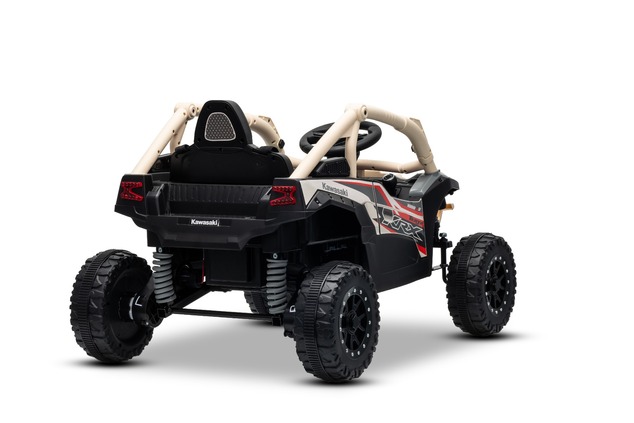 Elektrické autíčko Kawasaki TERYX KRX 1000 12V, khaki, jednomiestne, odpružená zadná nápra