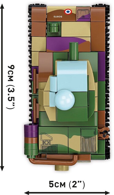 Cobi 3 tanky: Panzer I, Valentine IX, Renault R, 1:35, The Tank Museum, Les Blindes in Sau