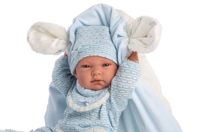 Llorens M738-59 oblečenie pre bábiku bábätko NEW BORN veľkosti 40-42 cm s doplnkami