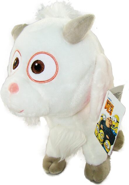 Ja, Bösewicht Weißer Ziegen Plüschtier 28cm