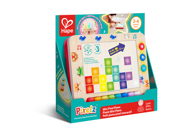 Hape Mini piano pixel Pixelz avec effets lumineux et sonores