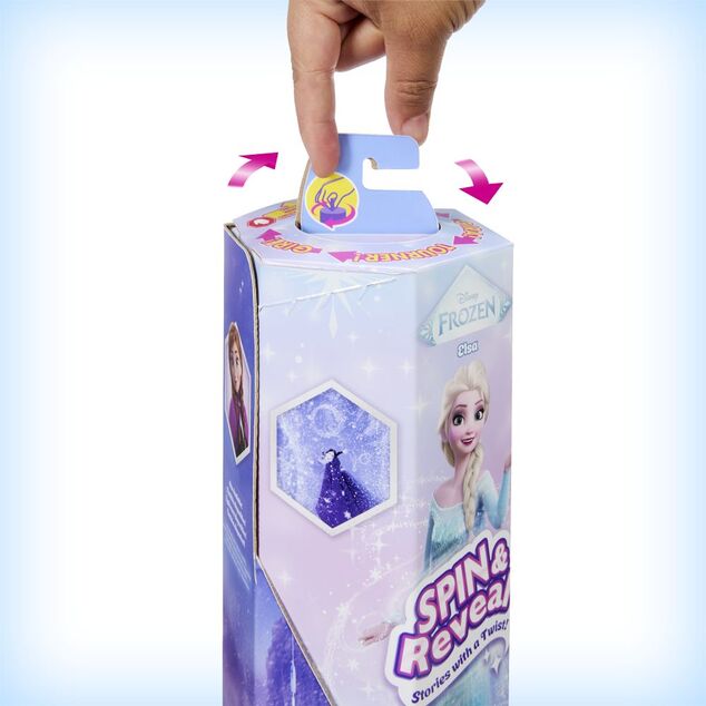 Frozen Spin and reveal bábika Elsa