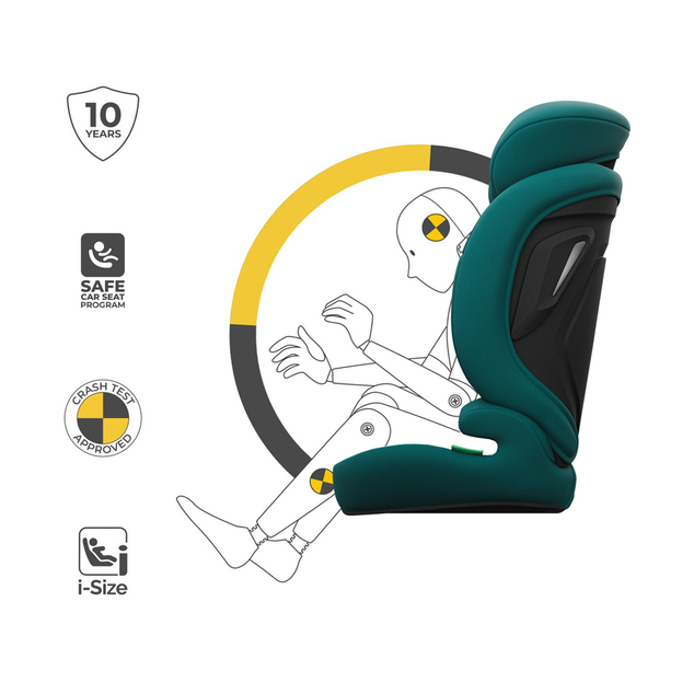 KINDERKRAFT Autosedačka Comfort Up 2 Plus i-Size (76-150 cm) Green
