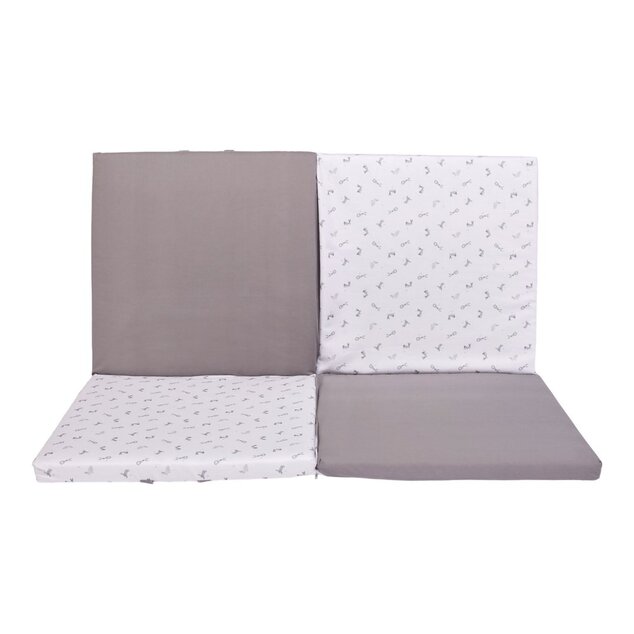 Tappetino da gioco pieghevole imbottito per bambini 3 in 1, Bunny