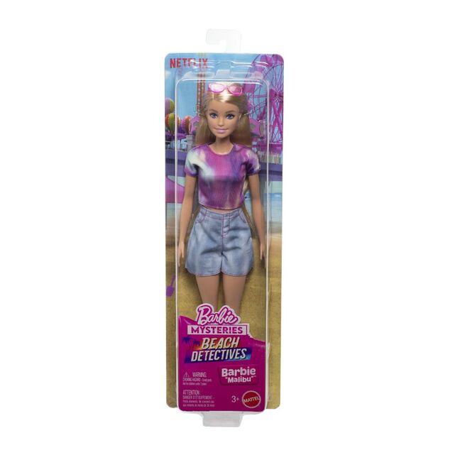 Barbie bábika Malibu batikovaná pohoda