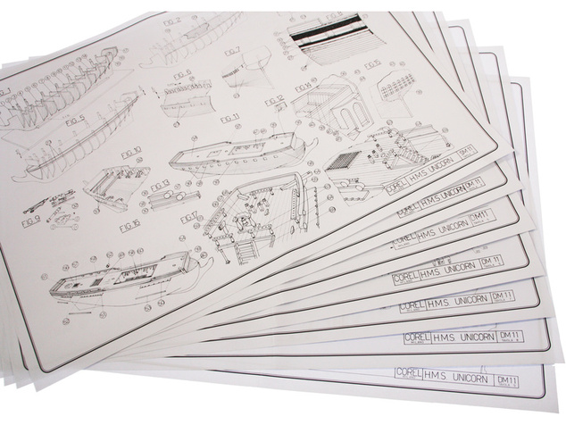 Corel HMS Unicorn 1:75 kit
