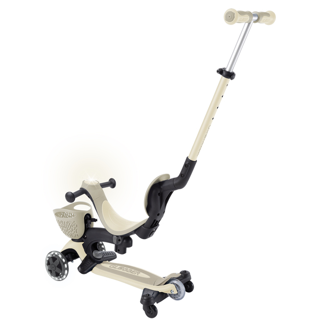 Globber kolobežka Go Up Baby lights 360 °  Taupe