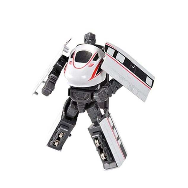 Fém robot szétszedhető gyorsvonat fehér