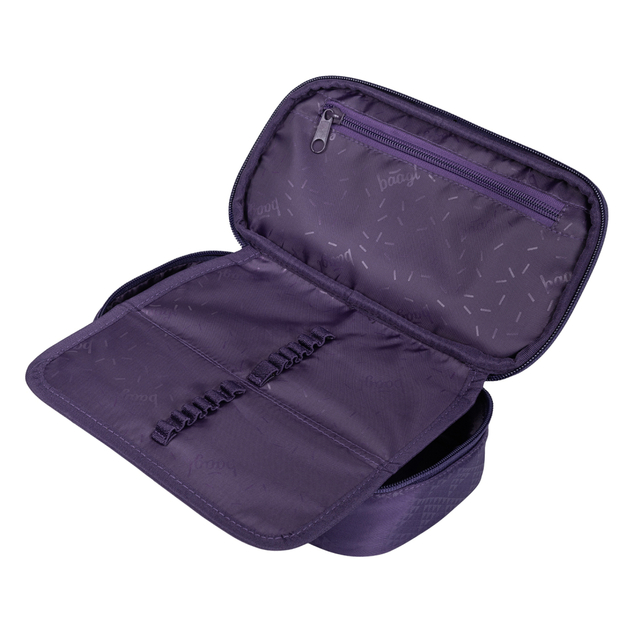 BAAGL Školský peračník etui Plum