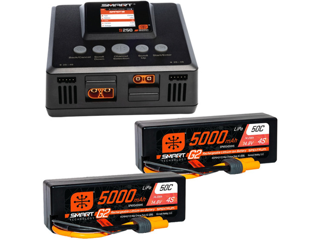 Spektrum Smart Powerstage G2 Auto 8S 5000mAh 4S IC5 (2), S250