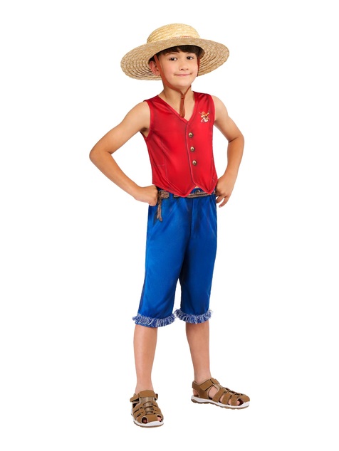 ONE PIECE LUFFY detský kostým veľkosť (122-128cm)