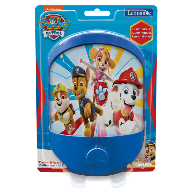 Lexibook Nočné svetlo na stôl alebo na stenu Paw Patrol