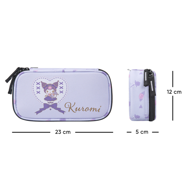 BAAGL Školský peračník etui Kuromi Sweet One GRS
