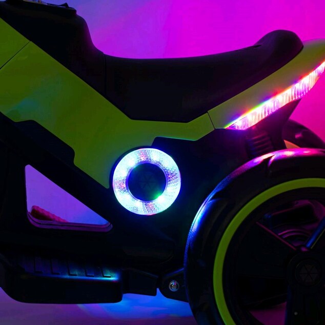 Otroška električna motorna kolesa Baby Mix POLICE rdeča