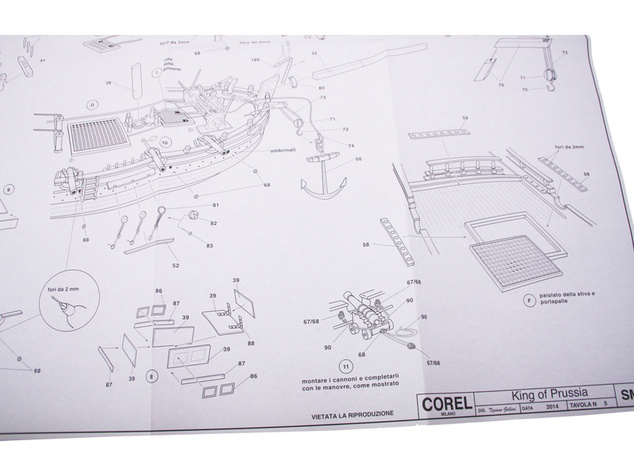 COREL King of Prussia 1777 1:42 kit