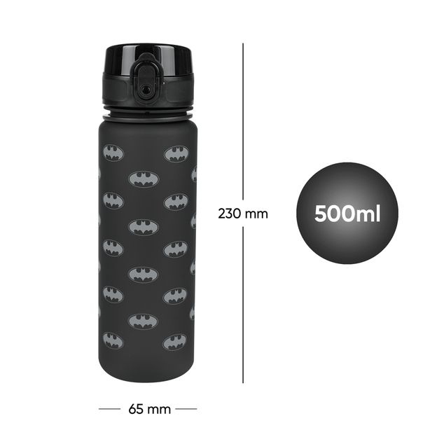 BAAGL Tritanova steklenica za pijače Batman Logo, 500 ml