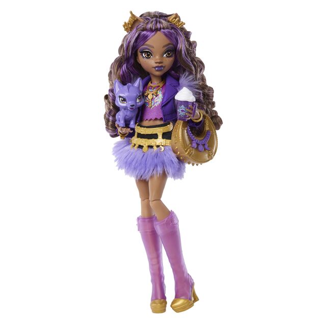 Mattel Monster High bambola mostruosa, Clawdeen Wolf, JHK30