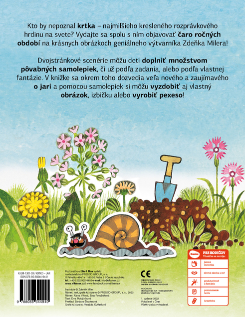 KRTKO a JAR Kniha samolepiek