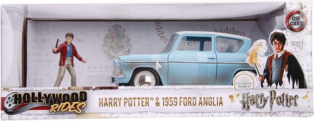 Jada Harry Potter Auto Ford Anglia 1959 1:24 s figúrkou Harryho Pottera