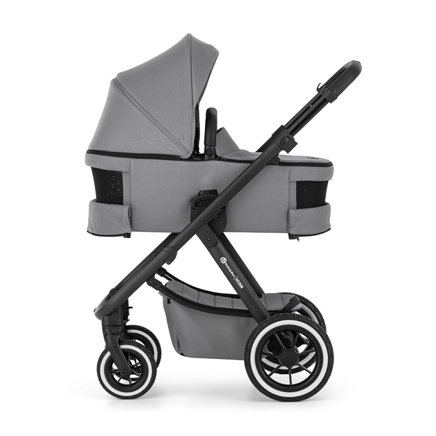 PETITE&amp;MARS Kombinált babakocsi ICON 2v1 Dove Grey XXL AIR + Core Pro i-Size Black Grey