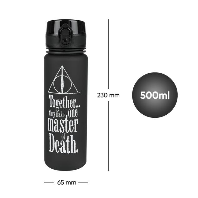 Sticlă de băut Tritan BAAGL Harry Potter Deathly Hallows, 500 ml