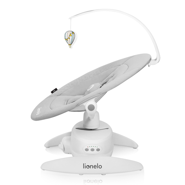 LIONELO Hamaca para bebés Iris Grey Concrete, 0m+