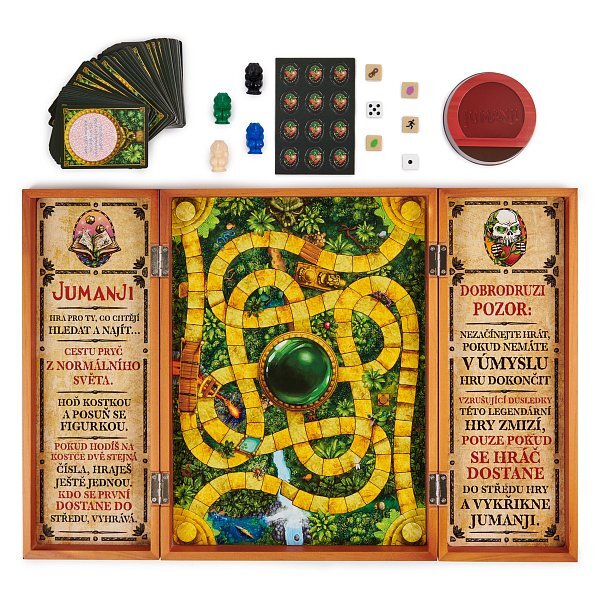 Spin Master Spoločenská hra JUMANJI, DREVENÁ EDÍCIA, CZ