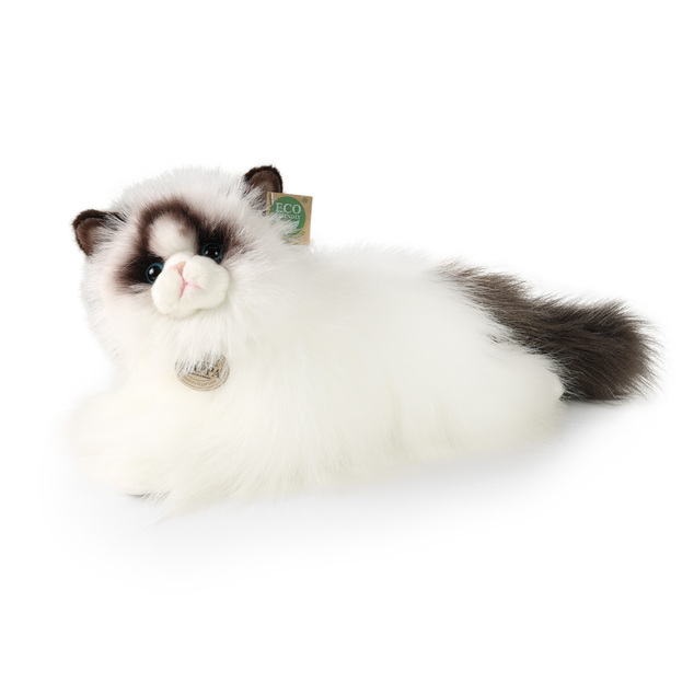 Plüschkatze Ragdoll liegend 35 cm ECO-FRIENDLY