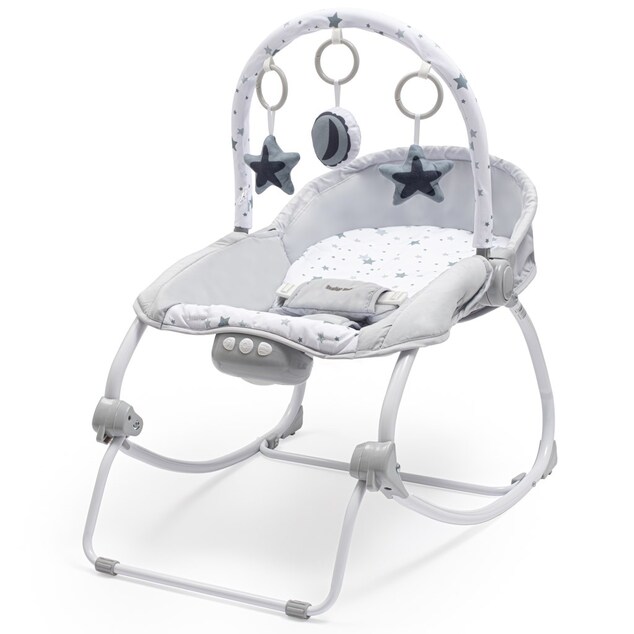 Multifunktionale Babywippe Baby Mix Sternchen grün