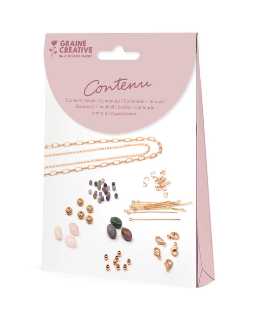 GRAINE CREATIVE Set za izdelavo nakita Litoterapija