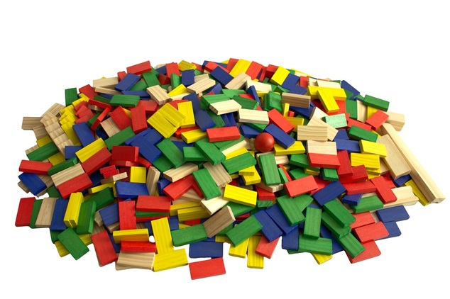 2Kids Toys Domino farebné 800 dielikov