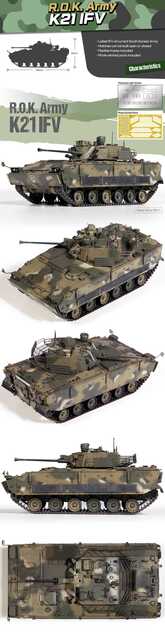 Modellbausatz Militär 13566 - R.O.K. Armee K21 IFV (1:35)