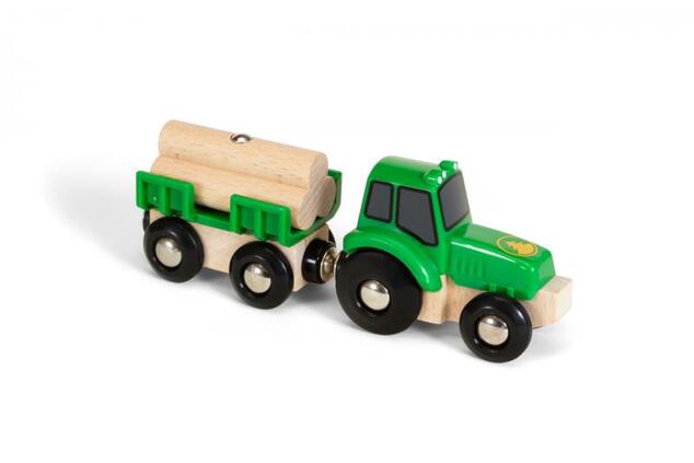 Brio Traktor s prívesom a nákladom