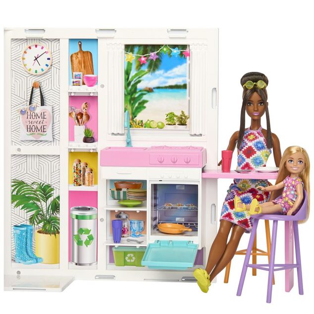 Mattel Barbie Puppenhaus mit Puppe
