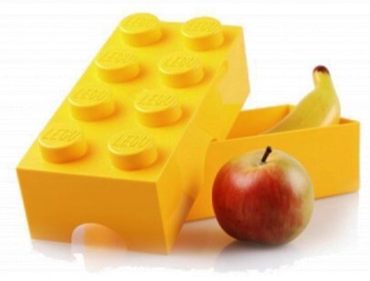 LEGO® Snackbox 8 - Gelb 100 x 200 x 75 mm