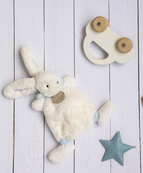 Doudou Plavi plišani zeko 26 cm