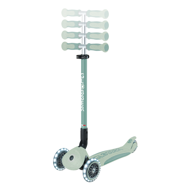 Globber kolobežka Go Up deluxe lights ecologic 360 ° pistachio