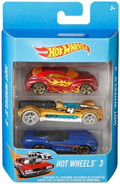 Mattel Hot Wheels Autíčka sada 3ks