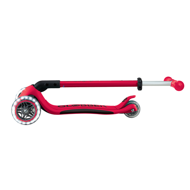 Trottinette pliable pour enfants Globber Elite Lights New Red