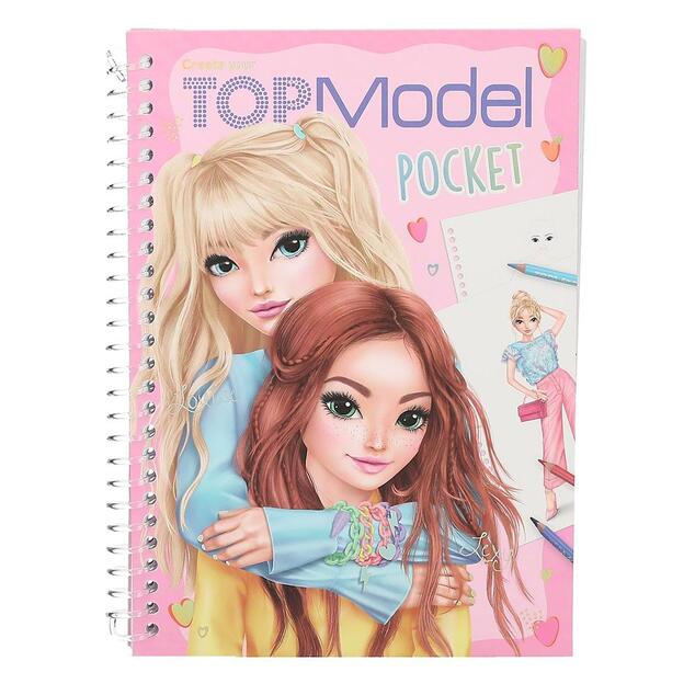 Top Model Omaľovánka s nálepkami
