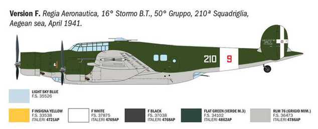 Model Kit avion 1479 - Cant Z 1007 (1:72)