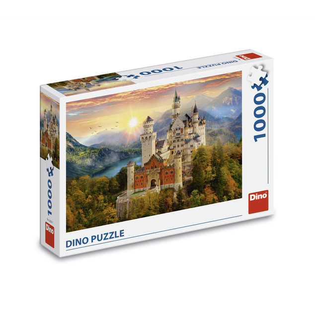 Puzzle Malovaný Neuswanstein 1000 dielikov