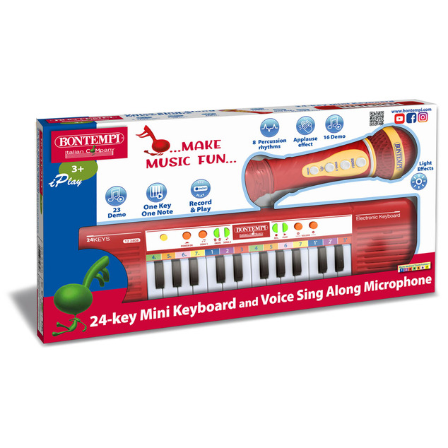 Bontempi Set mini klávesnice a karaoke mikrofónu