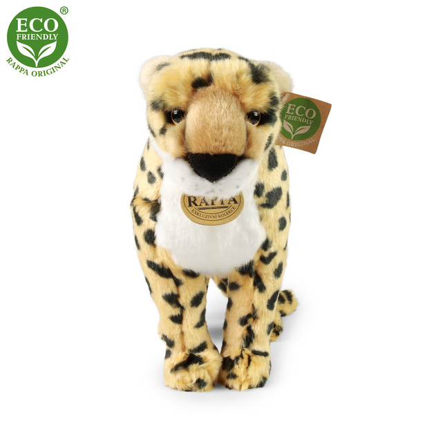 Plüsch-Gepard stehend 30 cm UMWELTFREUNDLICH