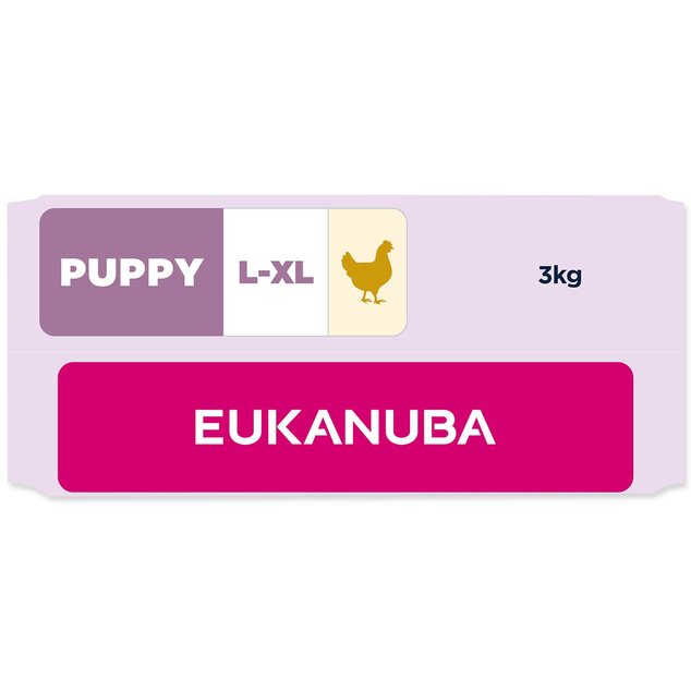 Krmivo EUKANUBA Puppy Large rich in fresh chicken 3 kg
