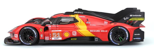 Bburago 1:18 Ferrari Racing - 499P LMH - Red #51